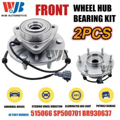 2PCS Front Wheel Bearing Hub for Nissan Armada Titan Pathfinder/Infiniti QX56 Foto 1 de 4