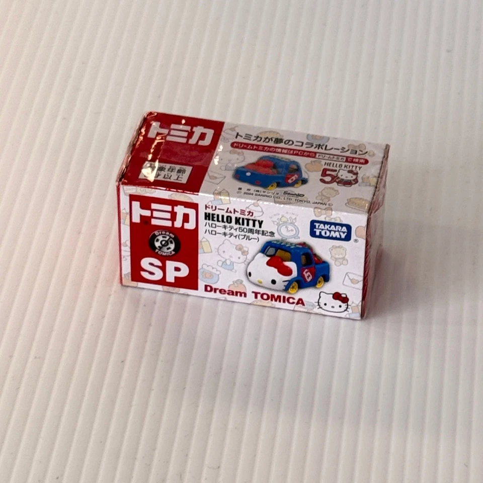 Takara Tomy Dream Tomica Hello Kitty 50th Anniversary Hello Kitty Blue Jp 2024 - Image 1 of 1
