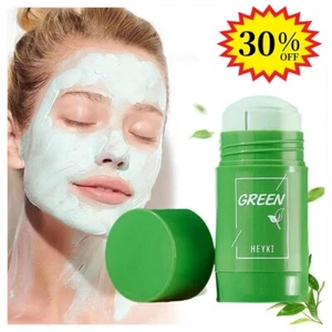 Green Tea Mask Facial Cleansing Oil Acne Blackhead Control Deep Cleaning .new - Picture 1 of 10