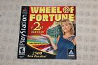 Sony Playstation 1 PS1 Wheel of Fortune 2nd Edition Instruction Manual ONLY