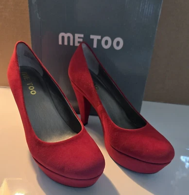 Me Too 女式 8 M 码红色/麂皮绒/风格笼 14 — 第 1/4 张图片