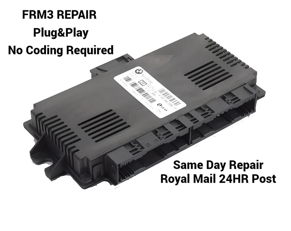 BMW FRM3 FRM3R REPAIR SERVICE E90 E70 E81 E84 E87 MINI Footwell Module Plug&Play - Image 1 of 2