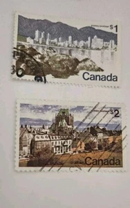 Canada 1972 Landscape Definitives  #599a & 601 Used Set  - Bild 1 von 1