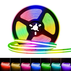 COB LED Strip Light Flexible FOB 840LEDs/m Lights Tape Linear Dimmable DC24V - Picture 1 of 14