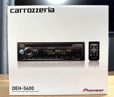 Pioneer Carrozzeria DEH-5600 1DIN Ricevitore CD Bluetooth USB AUX Car Stereo DSP - Immagine 1 di 4