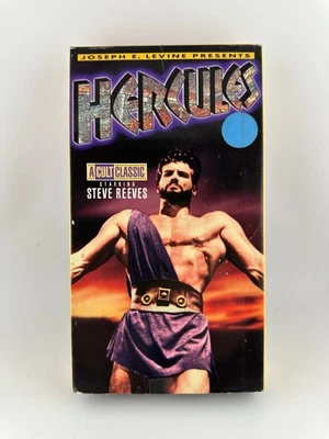 Rare Vintage HERCULES 1958 VHS Steve Reeves Cult Classic Film - Image 1 of 3
