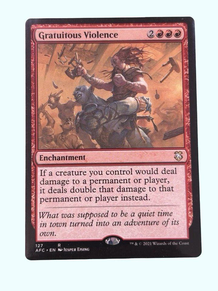 Gratuitous Violence, Forgotten realms, Near Mint, Magic the Gathering MTG - Image 1 of 1