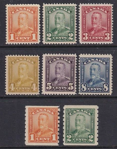 Canada 1928-29 KGV Issues #149-154 and 160-61  All are MNH  CV $129.00 - Picture 1 of 1