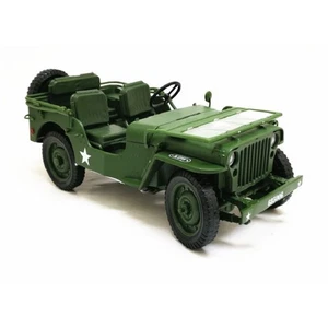 1:18 Willys WWII Tactical Truck Off-road Military Vehicle Model Ornaments Gift - Picture 1 of 10