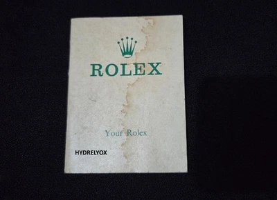 YOUR ROLEX OYSTER VINTAGE BOOKLET ENG. 73 FOR 6263 6265 1680 1675 5513 1655 1665 - Immagine 1 di 4