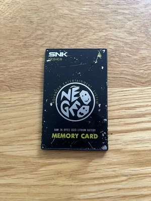 Neo Geo AES Memory Backup Cart Save Games Scores, Etc. Not Tested - Image 1 of 4