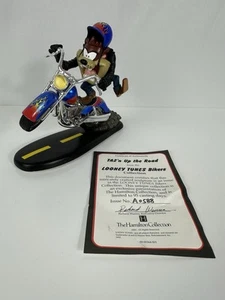 TAZ LOONEY TUNES BIKERS COLLECTION FIGURINE HARLEY VERY RARE LIMITED EDITION - Picture 1 of 14