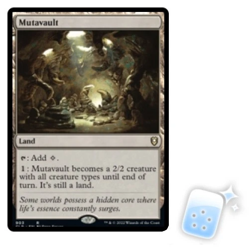 MUTAVAULT (COMMANDER DECK) Commander Legends: Battle For Baldur's Gate Magic MTG - Image 1 of 1