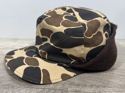 De Colección Gorra Sombrero de Caza Spot Duck Camo Gore-Tex Ala Aislante con Orejeras S/M Foto 1 de 4