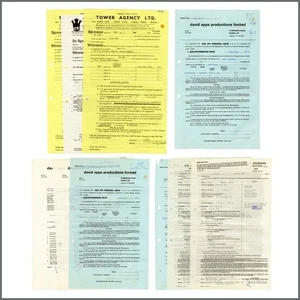 Idle Race 1971Performance Contracts (UK) - Picture 1 of 1