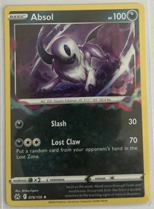 Absol Crown Zenith Reverse Holo Card 076/159 NM Condition - Bild 1 von 1