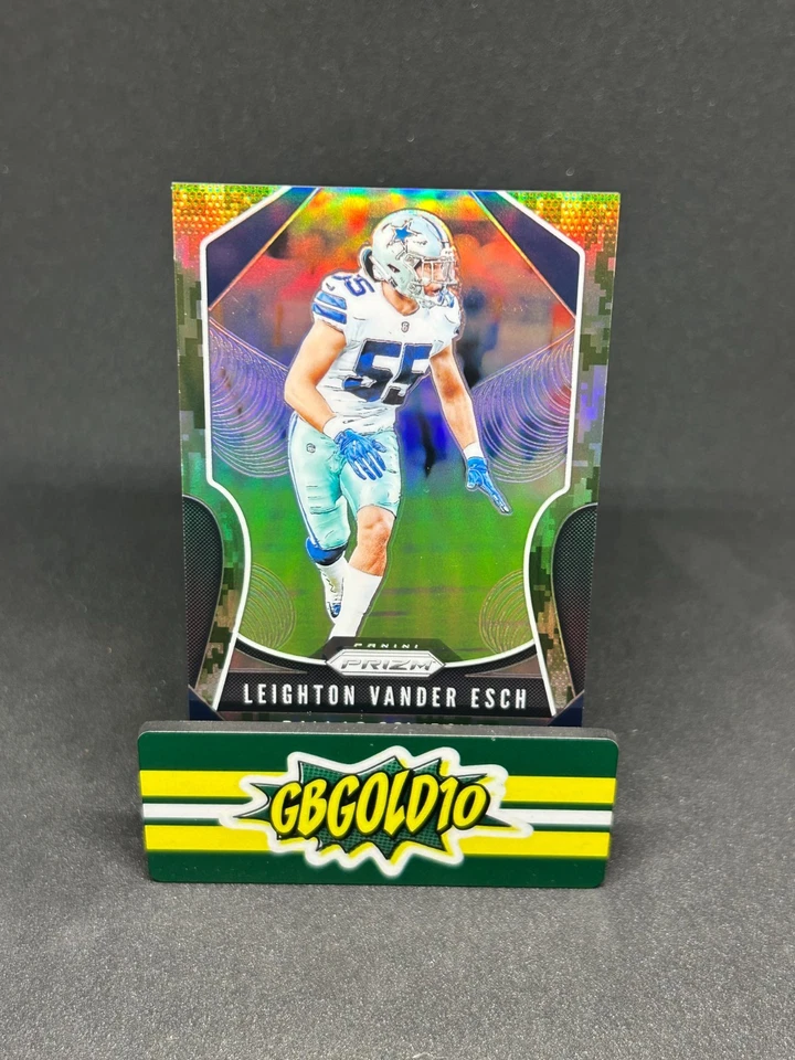 2019 Panini Prizm - Leighton Vander Esch #41 Camo Prizm /25 - Image 1 of 2