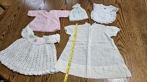 Antique & Vintage Doll & Baby Clothes Lot-Big Dolls Or 0-3 Months Infant, Nice - Imagen 1 de 4