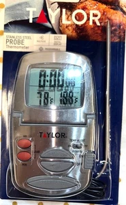 Taylor Edelstahl Sonden Thermometer mit programmierbaren Funktionen 5” x 3” - Bild 1 von 5