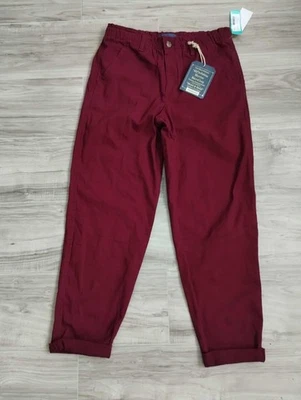 Democracy Skyrise Paper Bag Waist Straight Leg Pants with Roll Cuff Size 6 New - Image 1 of 4