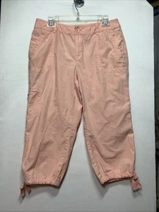 Relativity Capris Peach Women's size 10 Pockets Mid-Rise - Picture 1 of 12
