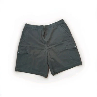 Consensus Cargo Shorts  Size 36  Pockets 8” Inseam Green  - Image 1 of 3