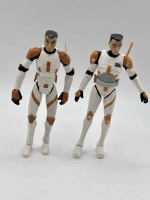 2008 Hasbro Star Wars The Clone Wars Commander Cody Lot X2 2013 Army Builder Lot - Image 1 of 4