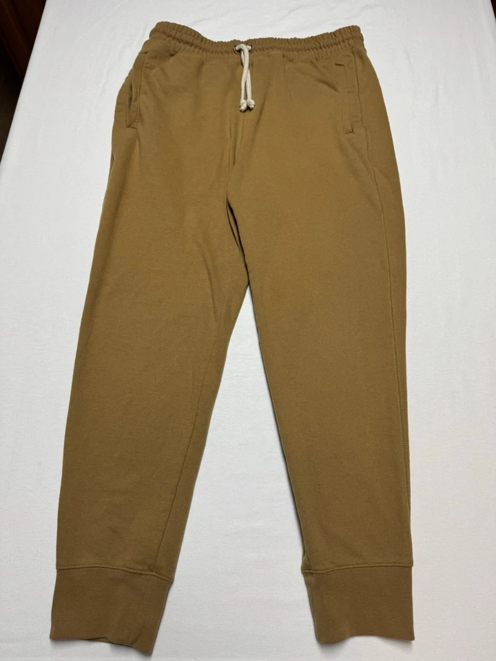 The North Face Joggers Sweatpants Men L Lounge Drawstring  Tan Cotton Poly Blend - Image 1 of 4