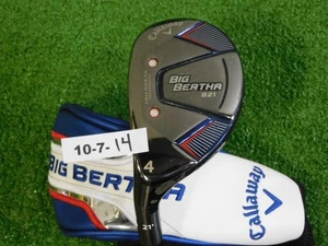 Callaway Big Bertha B21 21* Left Hand 4 Hybrid RCH 65 Regular Graphite with HC - Picture 1 of 7