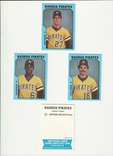 1985 NASHUA PIRATES COMPLETE SET 