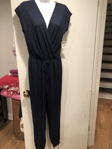 charlotte russe blue jumpsuit