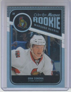 11/12 OPC Ottawa Senators Erik Condra Rainbow RC card #564