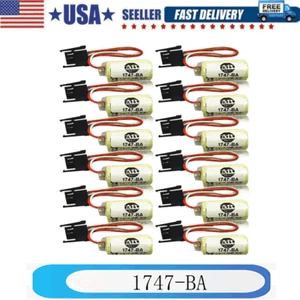 12pcs For sanyo FDK CR14250SE CR14250SE-R 1747-BA PLC Battery with 3P Plug 3V - Picture 1 of 7