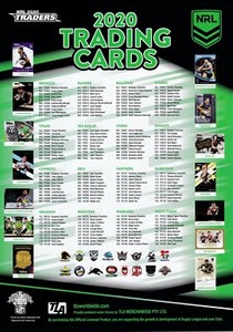2020 NRL Traders Base Card Singles
