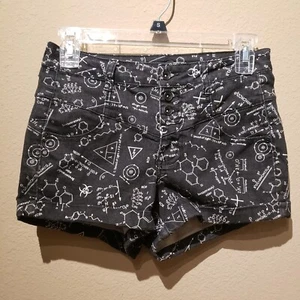 Blackheart Hot Topic Chemie Jeansshorts Dark Academia Junior Größe 3 - Bild 1 von 7