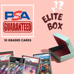 Pokémon TCG Elite Box - Graded Cards PSA / Arkezon - Charizard , Pikachu , Mew . - Picture 1 of 2