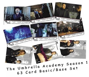 The Umbrella Academy Season 1 (One) - 63 Card Basic/Base Set - 2020 - Netflix - Picture 1 of 5