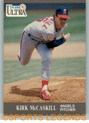 1991 MLB Fleer Ultra #50 Kirk McCaskill - Image 1 of 2
