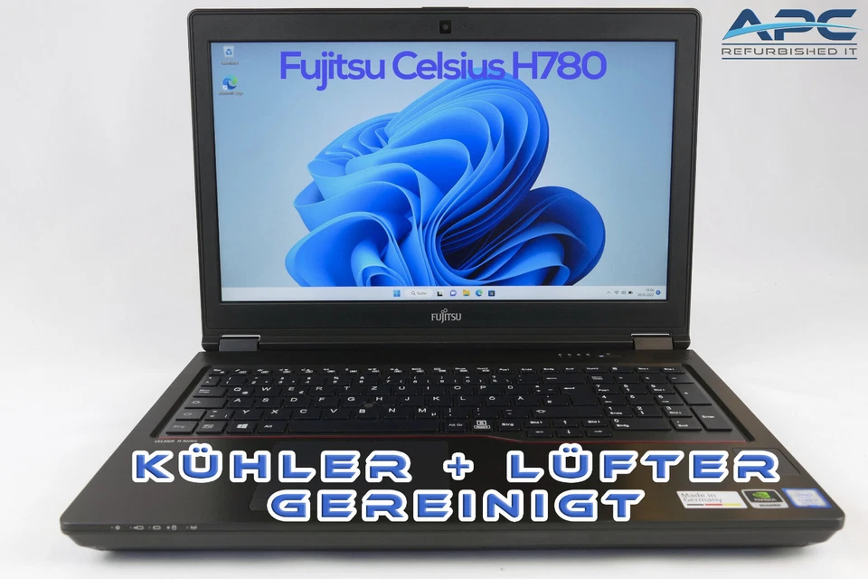 Fujitsu Celsius H780 Workstation 15,6" i7, 6 Kerne 32GB Ram 512 GB Kühler gerein - Bild 1 von 4