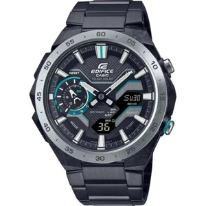 Casio Edifice Schwarz Herren Armbanduhr ECB-2200DD-1AEF