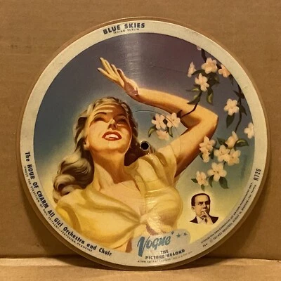 VOGUE PICTURE DISC 726 Hour Of Charm All Girl Blue Skies Rhapsody In Blue Pt 2 - Image 1 of 2
