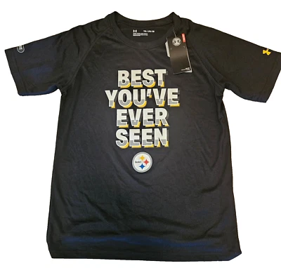 NFL Pittsburgh Steelers Combine Under Armour Size - Youth Medium - Image 1 of 4