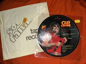 OZZY OSBOURNE -Symptom Of The Universe 1982 7" VINYL Picture Disc UK Import MINT - Foto 1 di 4