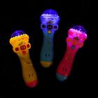 LED Light Flashing Projection Microphone Torch Shape Gifts Kids Children Y9Z4