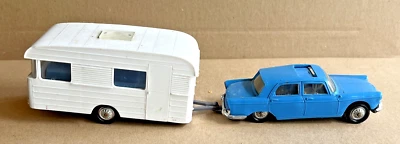NOREV MODÈLE N°51 PEUGEOT 404 ET SA CARAVANE N° 93  SANS BOÎTE. - Photo 1/4