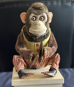 Vintage Jolly Chimp Monkey with Cymbals CK Japan NOT WORKING
