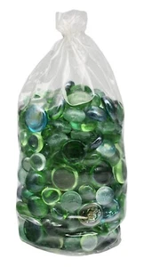 Set aus meergrünem Aquarium und Vase Edelsteinen - ideal für Aquarien, Vasen und mehr! - Bild 1 von 3