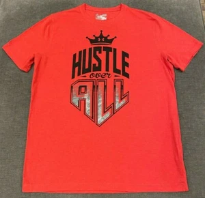 UNDER ARMOUR CHARGED Hustle Over All T-Shirt HERREN MEDIUM M Rot HeatGear Loose - Bild 1 von 6