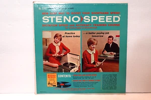 Steno Booster Dication Speed and Accuracy Training Course Record LP - Imagen 1 de 8
