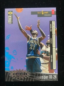 1996-97 Collector's Choice Crash the Game Puntuación Plata 1 #C16A Kevin Garnett - Imagen 1 de 2